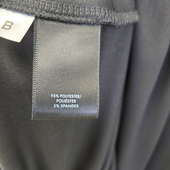 NWT Ann Taylor Ruched Waist Little Black Dress Size 4 Petite - Picture 7 of 7